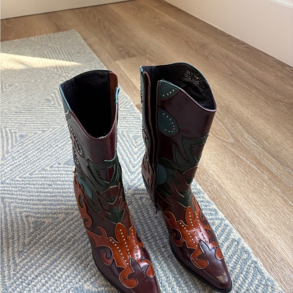 Jeffrey Campbell Shoes - Jeffrey Campbell Studded Cowboy Boots